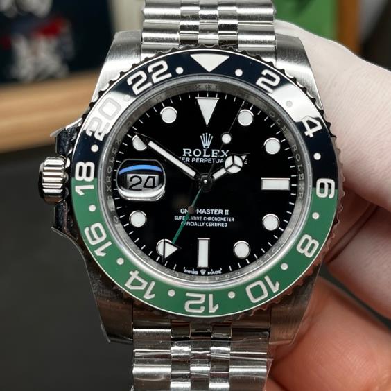 分C 新款Rolex勞力士格林尼治 左撇子雪碧圈 機械腕表